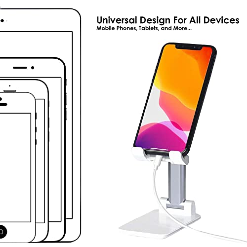 Support de téléphone portable universel antidérapant et stable blanc - 7