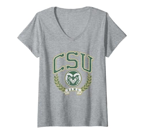 Womens Colorado State Rams Victory Vintage V-Neck T-Shirt