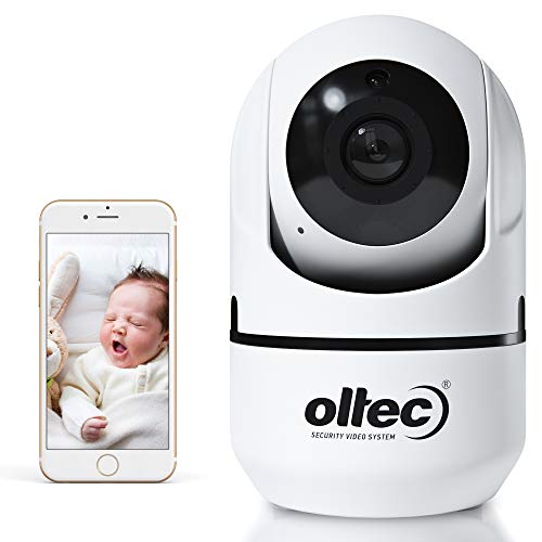 OLTEC Security Camera WiFi Wireless IP Surveillance Camera Baby Video Monitor 1080p hd PTZ Indoor pan tilt Dog cat pet Remote Cloud Control Audio Nanny Move Motion Nursery Puppy Home