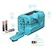 【2025 Newest】 Emergency Crank Weather Radio, NOAA/AM/FM Portable Solar Radio, USB Charged, Battery Powered, Hand Crank, SOS Alarm, Flashlight (Sky Blue)