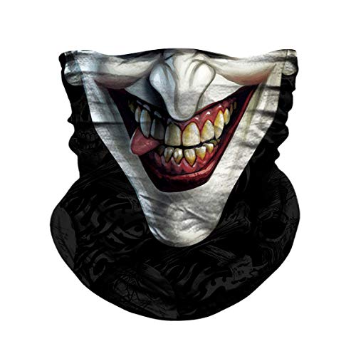 Image of JOEYOUNG Skull Face Mask UV Sun Dust Neck Gaiter Bandana Headwear Motorcycle