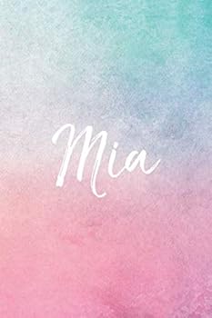 Paperback Mia: Personalized Name Journal Writing Notebook For Girls and Women Book