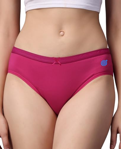 Image of Wearslim Premium Women Soft and Comfortable Women's Cotton Bikini No Show Panty | Ladies Invisible Breathable Briefs Soft Stretch Hipster Underwear