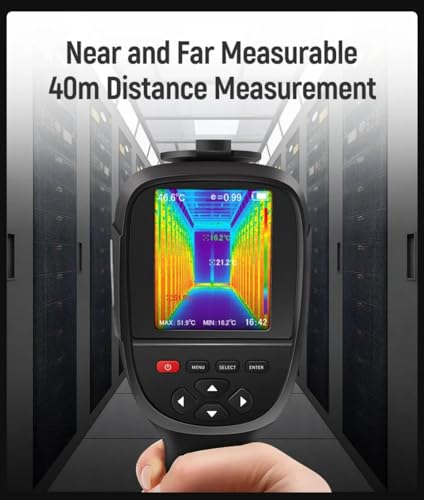 GOYOJO 256x192 Thermal Imaging Camera with Dual-Light Fusion, -4~1022°F, Handheld Infrared Thermal Imager for Home Inspection HVAC Electrical Plumbing Leak Detection and Mechanical Maintenance - Image 4