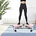 rockible Waist Twister Waist Twist Machine Balancing Board 100kg Large Weight Capacity for Home Gym Workout Equipment Ab Machine, Pink
