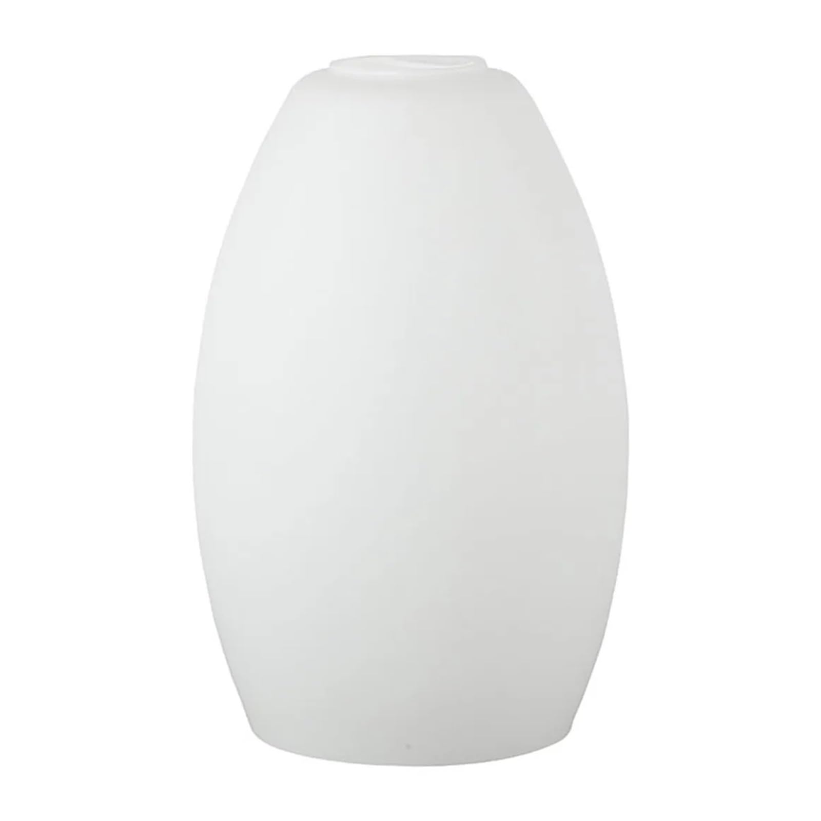 HOMEXO Lamp Cover Opal White Frosted Glass Lamp Shades Replacement Neckless 4.2cm 1-5/8-inch Fitter Opening Lampshade Cover 1pc (Size : 1 piece)