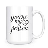 Artisan Owl You're My Person - Best Friend Bestie - 15oz Deluxe Double-Sided Coffee Tea Mug