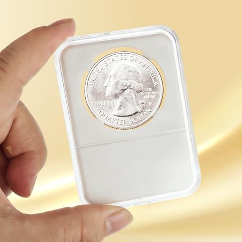 30 piezas y soporte para monedas de 38mm miniatura 7