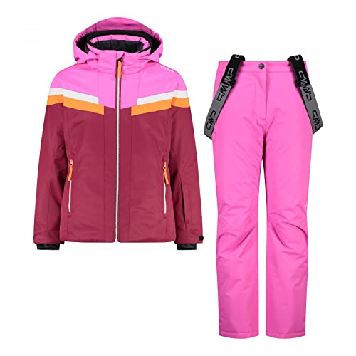 WP 5.000 CMP Set Giacca E Pantaloni G Completo Sportivo, Rosso (Sangria), 176 Bambine e Ragazze