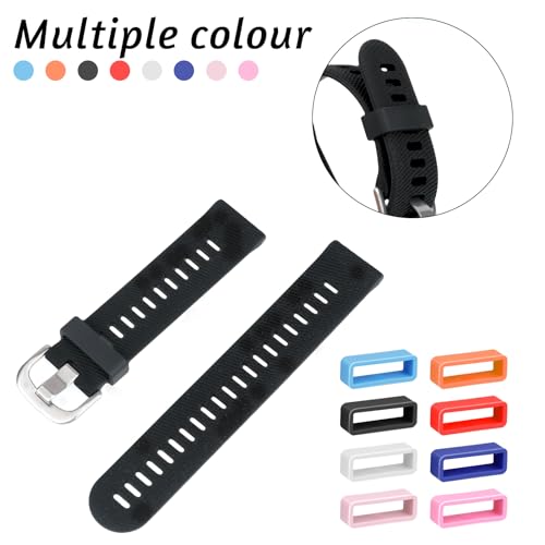 Mozeat Lens Correa de Reloj Silicona 20 mm 8 Piezas miniatura 3