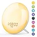Produktbild Wake Up Light Lichtwecker LED Nachtlicht Baby mit USB Handy Ausgangsport Schlafhilfe Sonnenaufgang&Sonnenuntergang Simulation/2 Alarme/Snooze/7 Wecktöne/FM Radio/20Helligkeit/16Volumen
