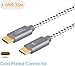 CableCreation Short USB C Cable 1FT 60W USB C to USB C Fast Charging Cable Short USB Type-C to C Cable Braided 3A 480Mbps Data for MacBook Pro Air iPad Air Pro S21/S20 Pixel 4/5 etc. Space Gray