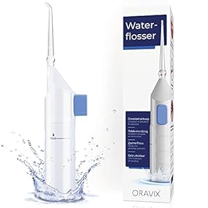 Draagbare Waterflosser | Reinigt Beugels, Implantaten, Kronen | Draadloze Water Flos | Amandelstenen Verwijderen | Geen…