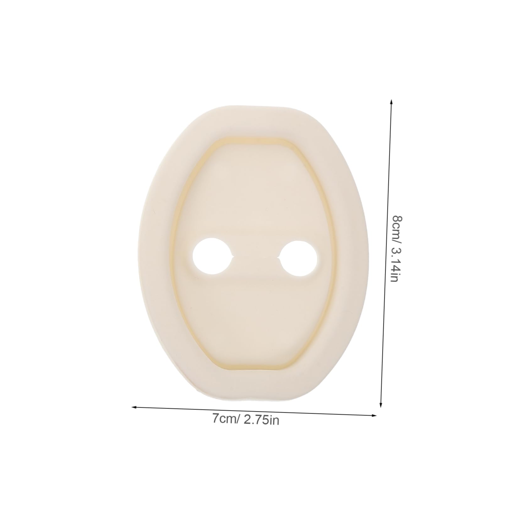 Unique Bargains Cache-Poussière Pour Serrure De Porte 22mm, Lot De 8 Capuchons En Caoutchouc Étanche Pour Clés, Noir