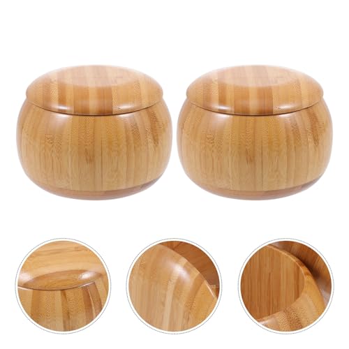 Boîte de rangement bambou pour échecs légère contre la perte des pièces