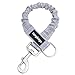 Yangbaga Dog Leash Extender, Shock Absorber Bungee Leash Attachment, Durable Nylon Dog Tie Out Leash Extension with Stainless Steel Swivel Clips, Extends from 17’’-23’’