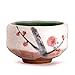 Happy Sales HSMB-CWCB1, Authentic Japanese Traditional Tea Ceremony Matcha Bowl Chawan Handcrafted in Japan, Cherry Blossom Design
