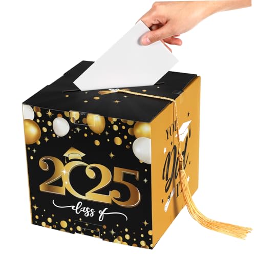 OFFSCH Graduation Cap Card Box Elegant Card Holder for Graduation Party Decorations Multi Purpose Use for Congrats Sturdy Construction with Stylish Design