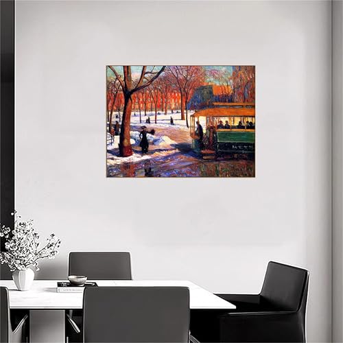 Green Car William Glackens tableau mural pour transformer un mur vide