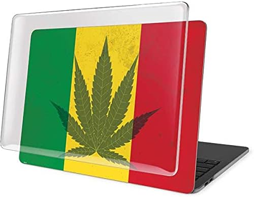 Skinit Case + Skin Compatible with MacBook Pro 16in (2019-20) Originally Designed Marijuana Rasta Flag Design