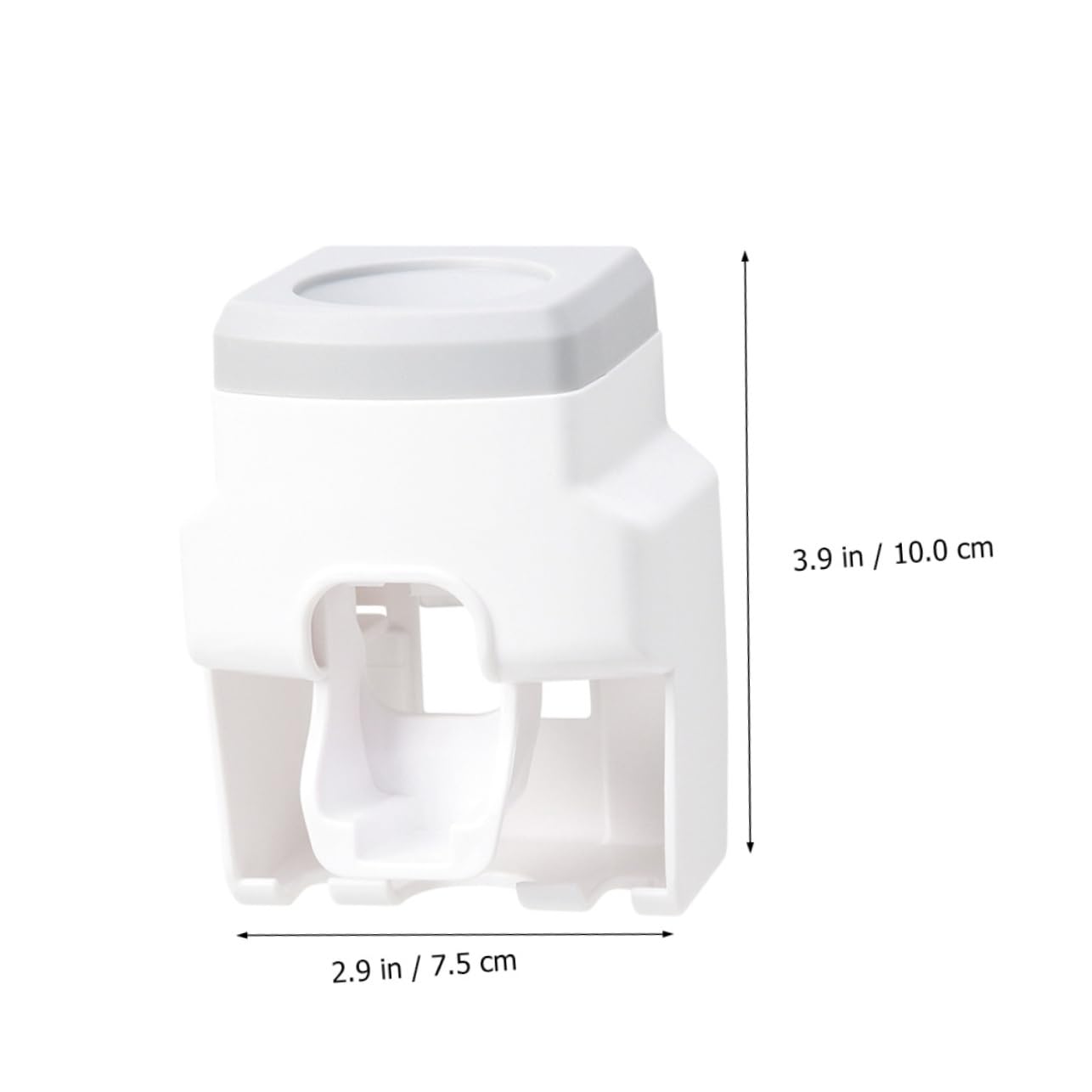 Ciieeo Lot De 3 Supports De Dentifrice Support Mural pour Brosse À Dents Support pour Brosse À Dents pour Salle De Bain Matériau Abs sans Support