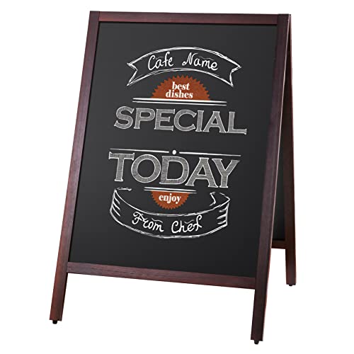 Innovart Magnetic A-Frame Chalkboard Sign, Sidewalk Sign 40" X 26" With Liquid Chalk, Eraser And Rag, Free Standing Chalkboard Easel, Sandwich Chalkboard For Restaurant, Business Or Wedding… #TOP5