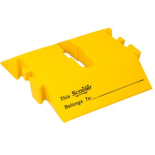 ScooterPorts Scooter Stand Fits Most Major Brands - Interlocking Design for Storage and Safety - Canary Yellow
