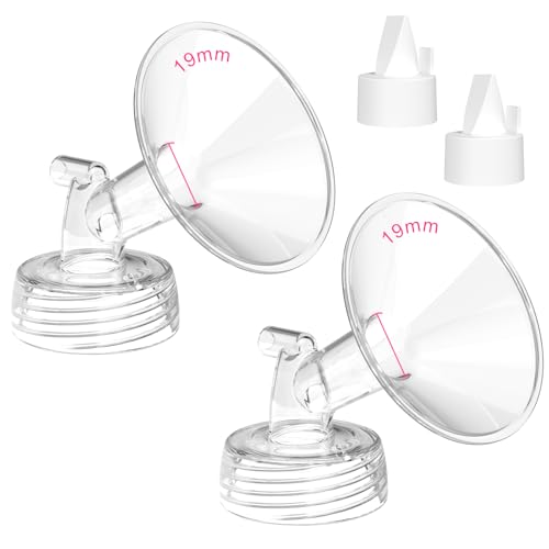 Spectra Replacement Pump Parts Compatible w/ S1/S2/9 Plus, Not Original Accessories, Spectra Flange Inserts Sets Include 19mmFlange/Duckbill Valve