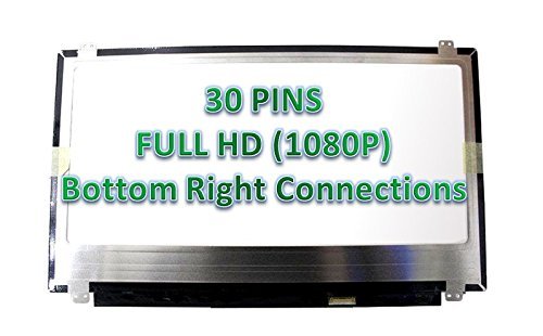 Au Optronics B156htn03.8 di Dell 28h80 - Schermo LCD di ricambio per computer portatile, 15,6", Full HD, LED diodo (può contenere da 3 a 5 pixel morti)