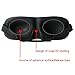 BOGZON 3D Sponge Shading Sleep Mask Eyeshade Eye Shield Blinder for Travel, Rest, Shift Work, Meditation, Relieve Fatigue & Breathable, Black