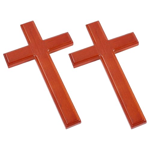Cruz de madera para decoración del hogar y espacios religiosos