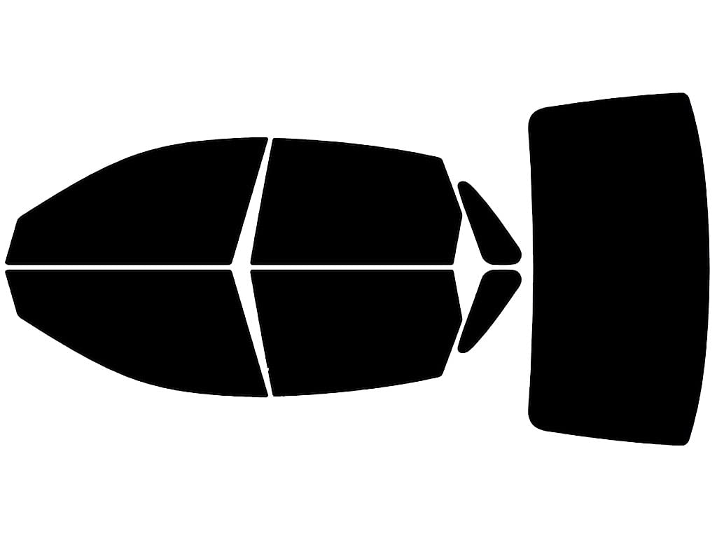 Rvinyl Window Tint Kit Compatible with Subaru WRX 2008-2014 (Sedan) - Complete Precut Kit - 5%