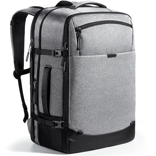 Image of Inateck 20-46.2 L Travel Backpack, Expandable Hand Luggage Backpack for Men Women Laptop Backpack Splashproof Compatible 14 /17.3 Inch Laptop and 12.9 Inch iPad for Weekender