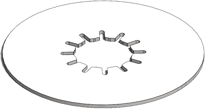 Blue Ox BXR9004 5th Wheel Lube Plate - 10"