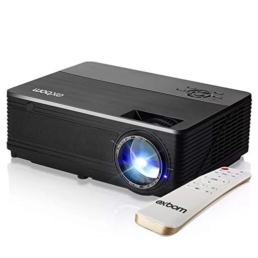 Exbom EXBOMPJ-V220 PROJETOR DE LED COM MULTIMIDIA 2800 LUMENS HDMI/AUX/USB/VGA