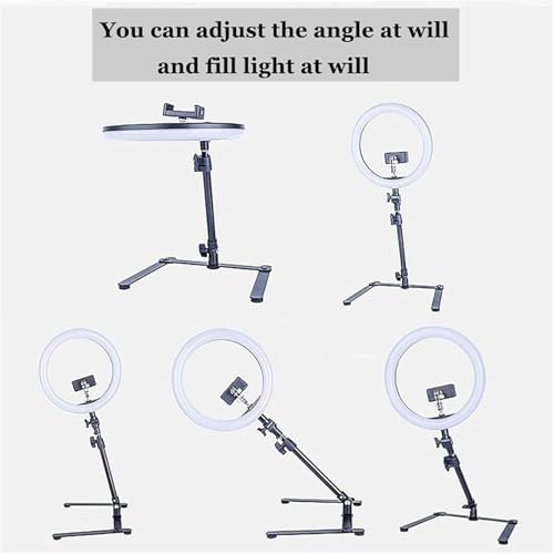 Support téléphone éclairage d'appoint 25 cm réglable hauteur 35-52cm - 4