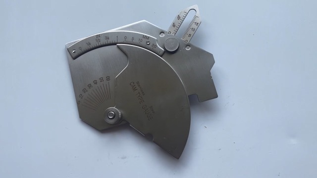 Jauge De Filet De Soudure En Acier Inoxydable - Règle De Mesure Métrique/Impériale Pour Contrôle Des Soudures
