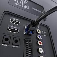 KabelDirekt – LAN-/Netzwerkkabel – 0,25m – Gigabit, RJ45, Schwarz – Ansicht 7