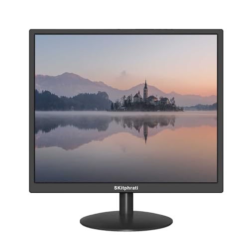 SKitphrati 19' Monitor Square Monitor 1280 X 1024 with 45% sRGB Color Correction and 5:4 Aspect...