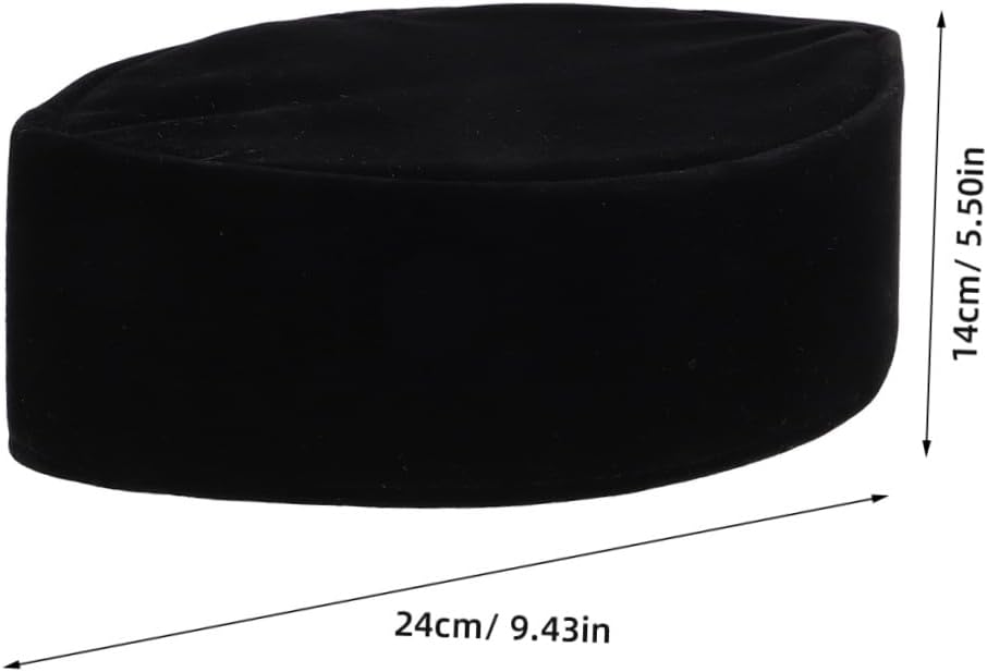 FOMIYES Islamic Hat for Men Soft Velvet Prayer Cap Southeast Asian Design Multi-Occasion Craft