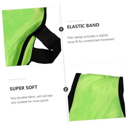 Chaleco de Práctica Transpirable Verde SOIMISS con Ventilación Pack de 6 5
