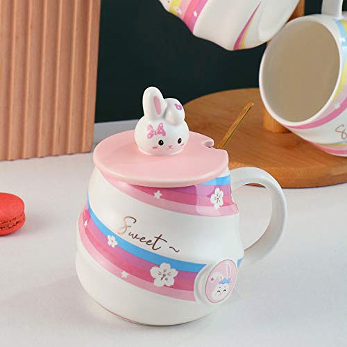 Taza de conejo kawaii con 50% de descuento, ahora $8.99