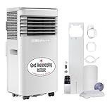 Belaco Air Conditioning Unit 9000 BTU, Portable Air Conditioner, AC 4-in-1 Cooling, Fan & Dehumidifier, Energy Class A, Timer, Window Kit, Good Housekeeping Institute Approved