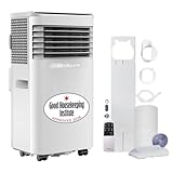 Belaco Air Conditioning Unit 9000 BTU, Portable Air Conditioner, AC 4-in-1 Cooling, Fan & Dehumidifier, Energy Class A, Timer, Window Kit, Good Housekeeping Institute Approved