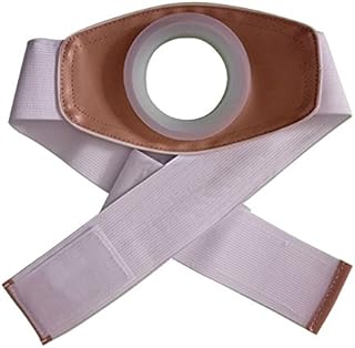 Ibnotuiy 2PCS Ostomy Belt Unisex Ostomy Hernia Support Belts Medical Abdominal Binder Stoma Band for Colostomy Patients (M)