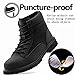 SUADEX Steel Toe Boots for Men Women,Heat Resistant Indestructible Work Safety Boot Outdoor Protection Construction Shoes