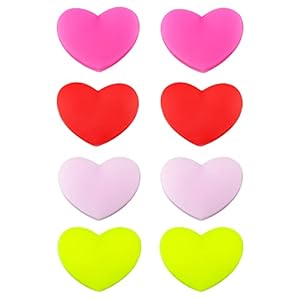 Dqitj 8 Stück Herz Tennisschläger Dämpfer