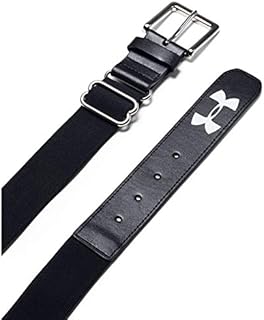 Under Armour Men's Baseball Belt, Black/Black, One Size
