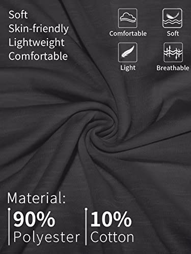 Mens Fashion Workout Hoodies Athletic Breathable Lightweight Sports Sweatshirt Solid Color Soft Pullover A-Grey #TOP4