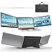 KEFEYA Laptop Bildschirm Erweiterung 15,6", FHD 1080P HDR Triple Monitor, IPS Ultradünn Niedriges Blaulicht Laptop Monitor Erweiterung für 12-17,3" Laptops, HDMI/USB-C Plug-Play für Mac Windows Chrome